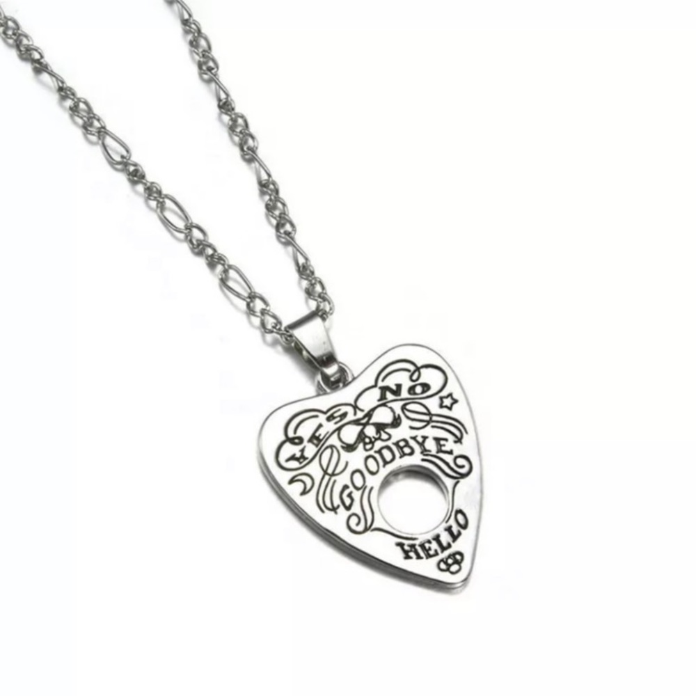 Gothic Silver Statement Necklace - Picture 1 of 3